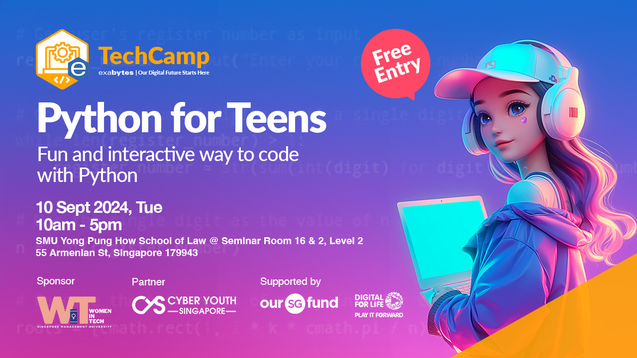 Exabytes TechCamp | Python for Teens (10 Sep)